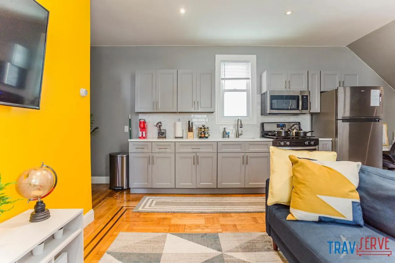 King Size Bed Fast Wifi 278Mbps Bronx Zoo 2 Miles Lägenhet New York