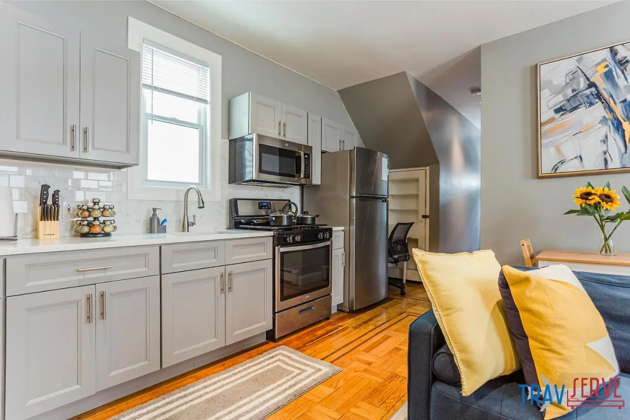 King Size Bed Fast Wifi 278Mbps Bronx Zoo 2 Miles Lägenhet New York