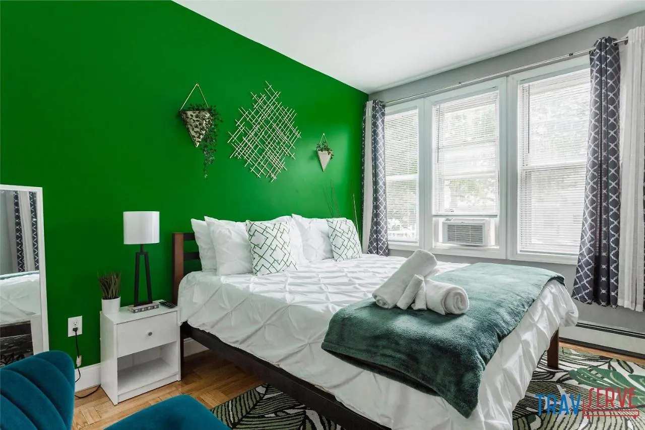 纽约King Size Bed Fast Wifi 278Mbps Bronx Zoo 2 Miles公寓 公寓 纽约